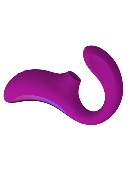 LELO ENIGMA DOBLE ESTIMULACIoN SUCCION MASAJEADOR DEEP ROSE