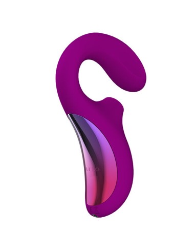 LELO ENIGMA DOBLE ESTIMULACIoN SUCCION MASAJEADOR DEEP ROSE