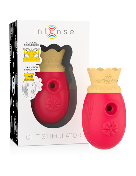 INTENSE ESTIMULADOR CLITORIS 10 MODOS DE SUCCIoN Y LICKING ROJO