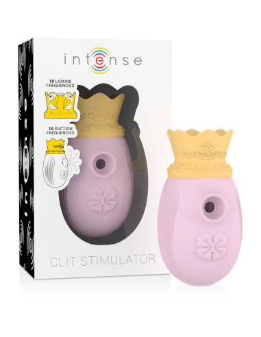 INTENSE ESTIMULADOR CLITORIS 10 MODOS DE SUCCIoN Y LICKING ROSA
