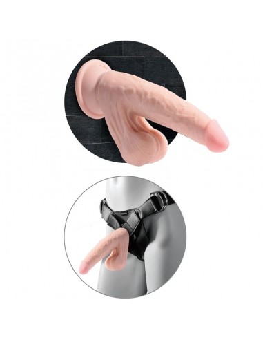 KING COCK PLUS 3D COCK SWINGING BALLS 152 CM NATURAL