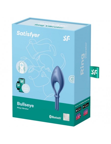 SATISFYER BULLSEYE ANILLO VIBRADOR AZUL