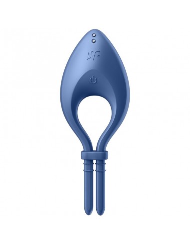 SATISFYER BULLSEYE ANILLO VIBRADOR AZUL