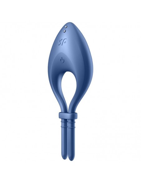 SATISFYER BULLSEYE ANILLO VIBRADOR AZUL