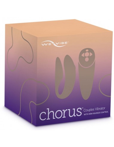 WE VIBE CHORUS VIBRADOR PAREJAS CON CONTROL SQUEEZE LILA