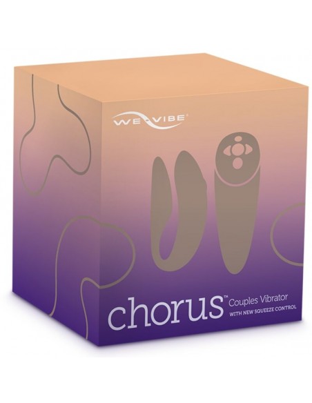 WE VIBE CHORUS VIBRADOR PAREJAS CON CONTROL SQUEEZE LILA
