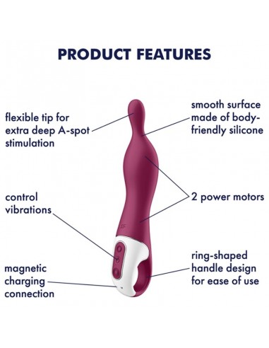 SATISFYER A MAZING 1 VIBRADOR PUNTO A BERRY