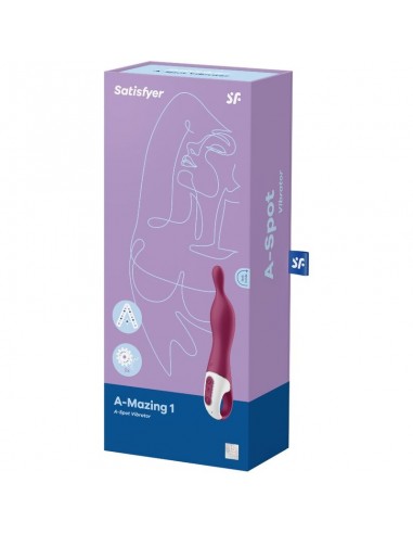 SATISFYER A MAZING 1 VIBRADOR PUNTO A BERRY
