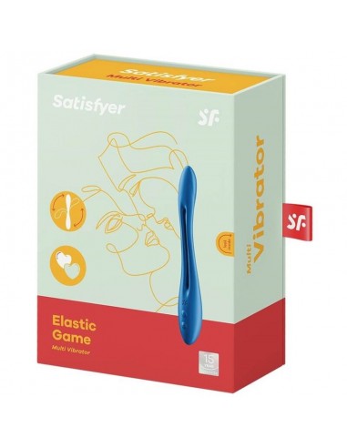 SATISFYER ELASTIC GAME MULTI VIBRADOR AZUL