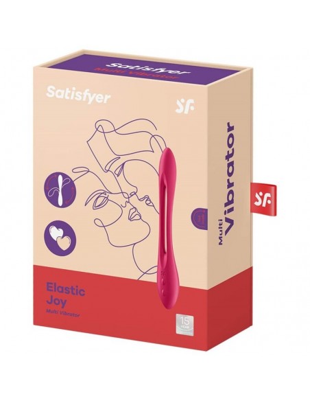SATISFYER ELASTIC JOY MULTI VIBRADOR ROJO SATISFYER ELASTIC JOY MULTI VIBRADOR ROJO