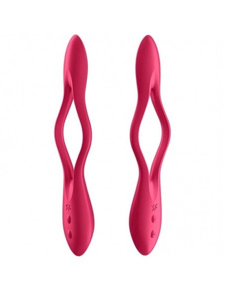 SATISFYER ELASTIC JOY MULTI VIBRADOR ROJO