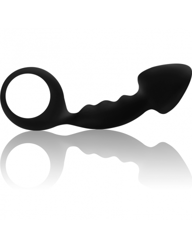 OHMAMA PLUG ANAL ACANALADO CON ANILLA