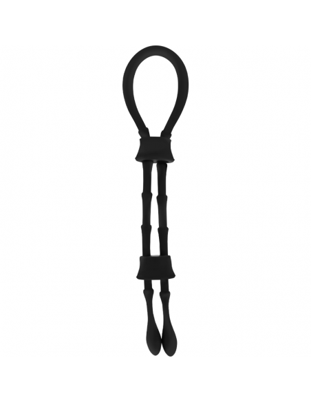 OHMAMA CUERDA ANILLO PARA PENE Y TESTICULOS SILICONA