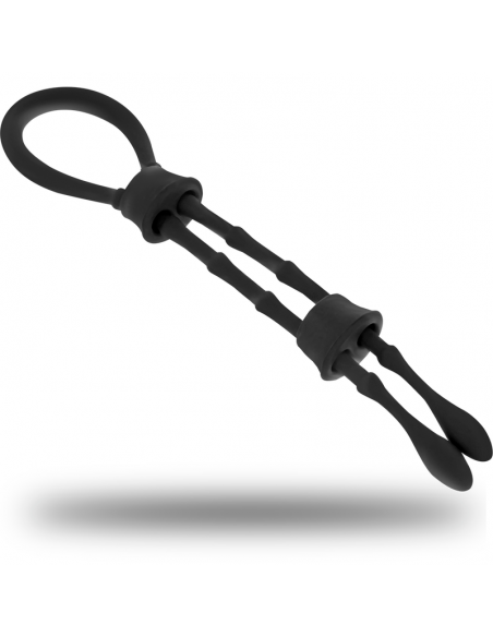 OHMAMA CUERDA ANILLO PARA PENE Y TESTICULOS SILICONA