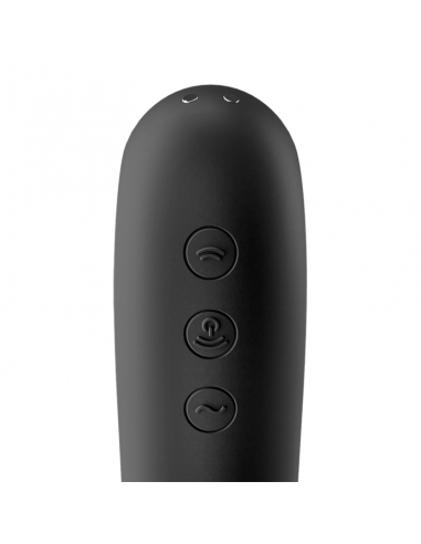 SATISFYER DUAL KISS ESTIMULADOR CLITORIS NEGRO