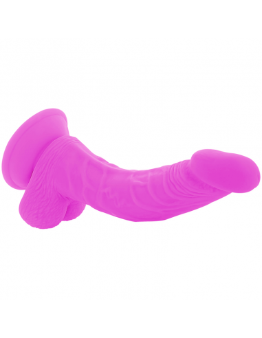 DIVERSIA DILDO FLEXIBLE CON VIBRACION 215 CM LILA