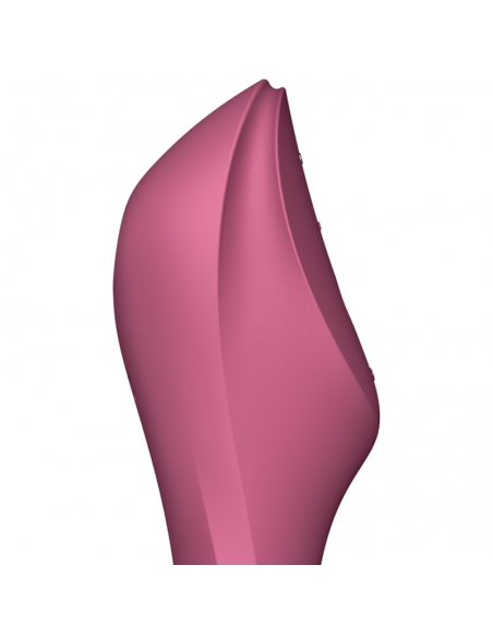 SATISFYER CURVY TRINITY 3 ESTIMULADOR CLITORIS ROJO