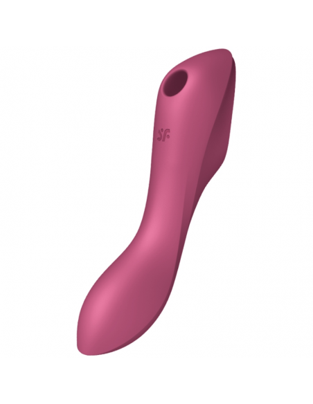 SATISFYER CURVY TRINITY 3 ESTIMULADOR CLITORIS ROJO