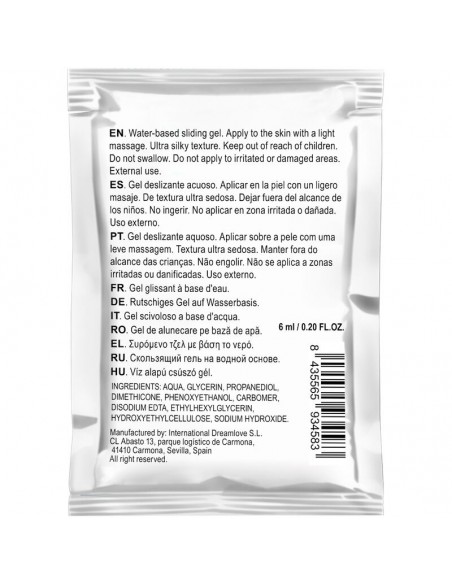 BLACK HOLE GEL BASE AGUA DILATACION ANAL 6 ML MONODOSIS BLACK HOLE GEL BASE AGUA DILATACION ANAL 6 ML MONODOSIS