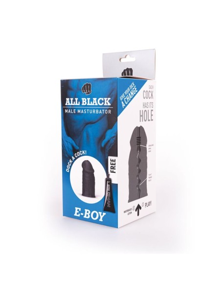 ALL BLACK MASTUBADOR E BOY