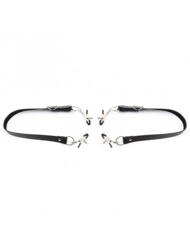 OHMAMA FETISH PINZAS CLITORIS CON CORREAS PIERNAS