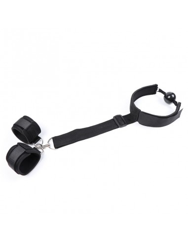 OHMAMA FETISH MORDAZA CON ESPOSAS NEOPRENO