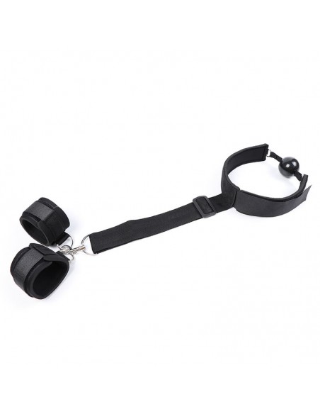 OHMAMA FETISH MORDAZA CON ESPOSAS NEOPRENO