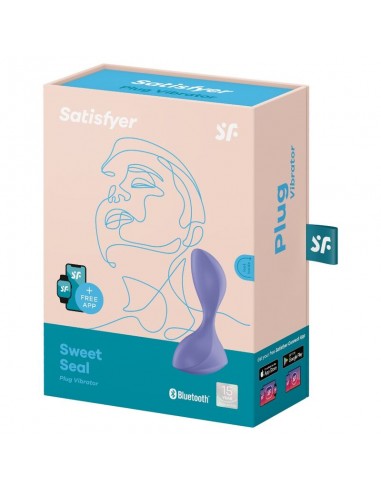 SATISFYER SWEET SEAL PLUG VIBRADOR LILA