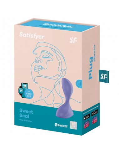 SATISFYER SWEET SEAL PLUG VIBRADOR LILA