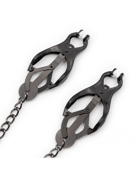 OHMAMA FETISH PINZAS PEZONES JAPONEAS CON CADENA NEGRA