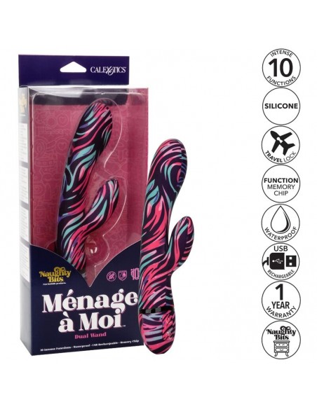 CALEX VIBRADOR MENAGE A MOI DUAL WAND