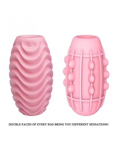 PRETTY LOVE HUEVO MASTURBADOR DOBLE CARA ROSA
