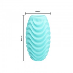 PRETTY LOVE HUEVO MASTURBADOR DOBLE CARA TURQUESA 2