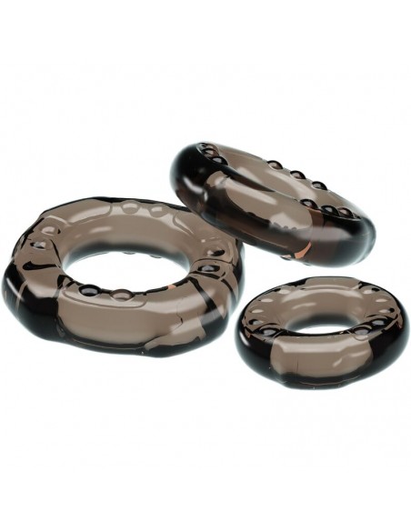 COCK RINGS YVONNE SET 3 ANILLOS PENE