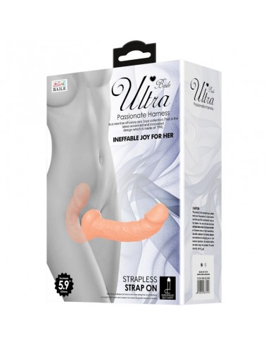 BAILE ULTRA PASSIONATE HARNESS DILDO CON ARNeS SIN SUJECIoN