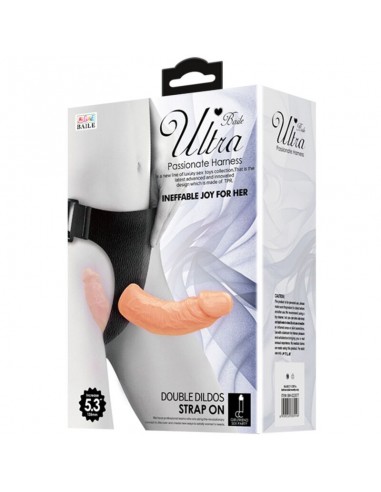 BAILE ULTRA PASSIONATE HARNESS DILDOS DOBLES CON ARNeS