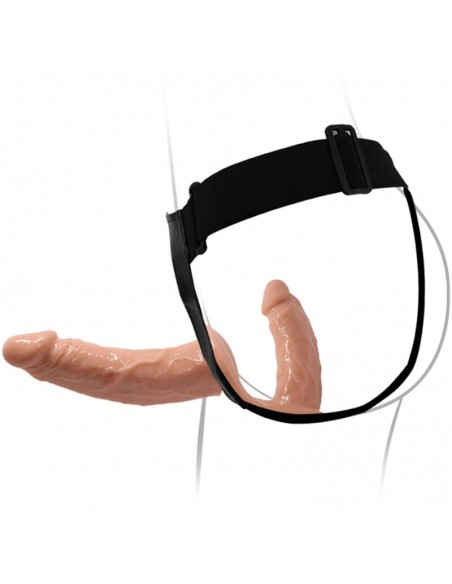 BAILE ULTRA PASSIONATE HARNESS DILDOS DOBLES CON ARNeS