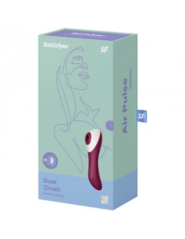 SATISFYER DUAL CRUSH ESTIMULADOR Y VIBRADOR