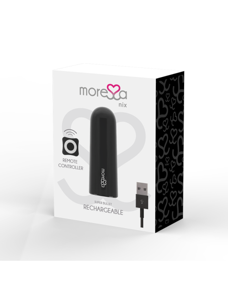 MORESSA NIX VIBRADOR CONTROL REMOTO NEGRO