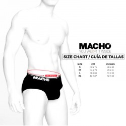 MACHO MS24B CALZONCILLO BRIEF DARK AZUL S 2