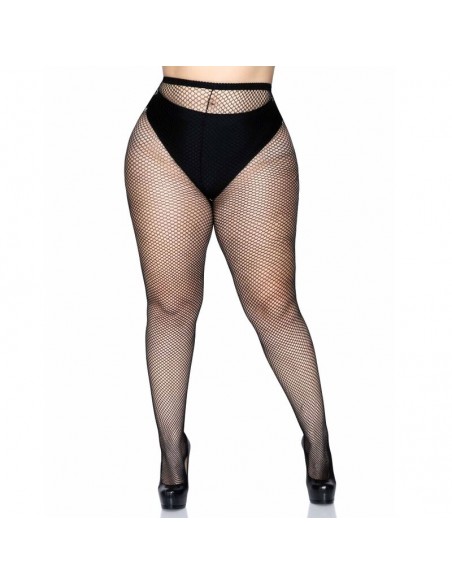 LEG AVENUE MEDIAS EN RED NEGRO TALLA GRANDE