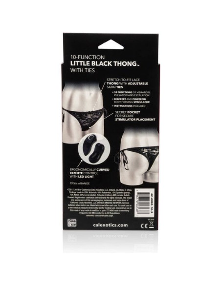 CALEX TANGA CON 10 FUNCIONES DE VIBRACIoN