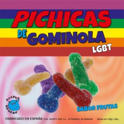 DIABLO PICANTE PICHITAS DE GOMINOLA FRUTAS CON AZUCAR LGBT