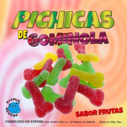 DIABLO PICANTE PICHITAS DE GOMINOLA FRUTAS CON AZUCAR