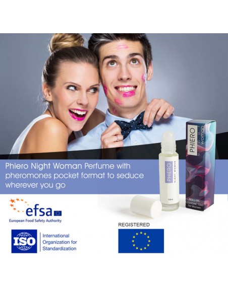 PHIERO NIGHT WOMAN PERFUME FEROMONAS CON ROLL ON