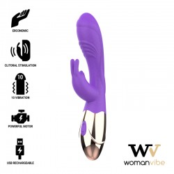 WOMANVIBE VIORA VIBRADOR RECARGABLE SILICONA