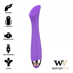 WOMANVIBE MANDY VIBRADOR RECARGABLE SILICONA PUNTO K