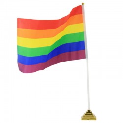 PRIDE BANDERIN DE SOBREMESA PEQUENO LGBT