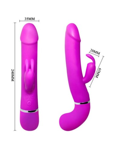 PRETTY LOVE VIBRADOR HENRY CON 12 MODOS DE VIBRACION Y FUNCION SQUIRT