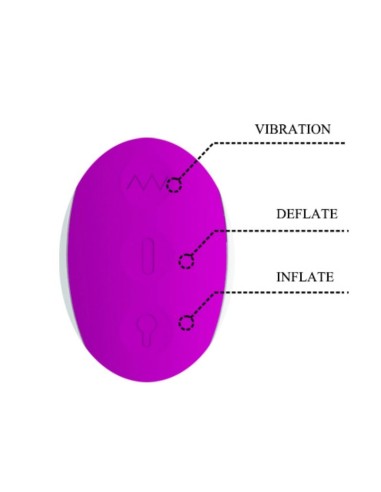 PRETTY LOVE DEMPSEY VIBRADOR HINCHABLE RECARGABLE